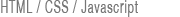 HTML/CSS/Javascript